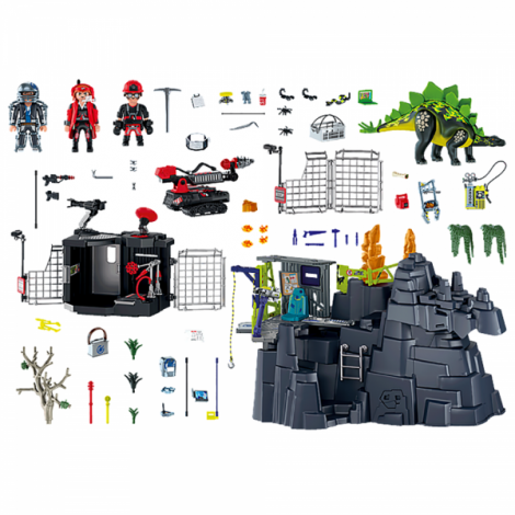 Mina de cristal cu dinozaur 70623 Playmobil - poza 3