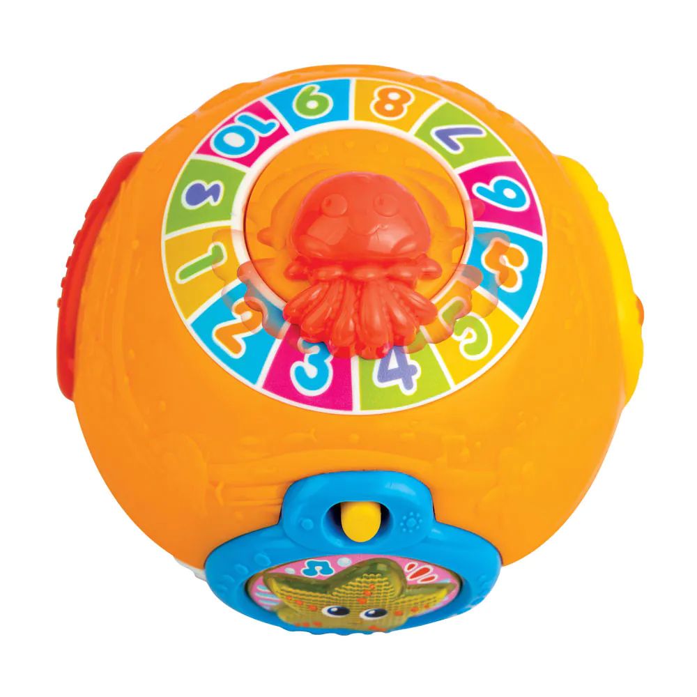 Minge cu sunete Winfun Roll N Learn Ocean Ball - poza 5