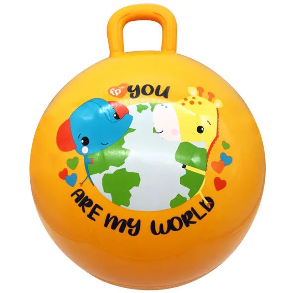 Minge de sarit cu pompa de picior Fisher Price Hop Hop 45 cm - poza 1