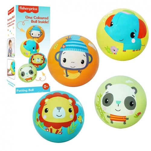 Minge pentru bebelusi cu pompa manuala Fisher Price Patting Ball - poza 2