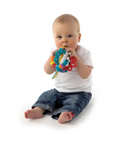 Minge zornaitoare pentru bebelusi PlayGro Explra Ball - poza 2
