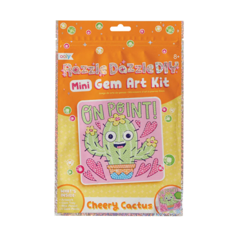 Mini Atelier creativ DIY cu diamante - Cheery Cactus - poza 1