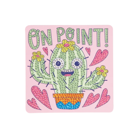Mini Atelier creativ DIY cu diamante - Cheery Cactus - poza 3