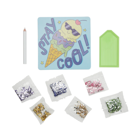 Mini Atelier creativ DIY cu diamante - Cool Icecream - poza 2