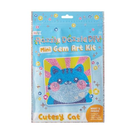 Mini Atelier creativ DIY cu diamante - Cutesy Cat - poza 1