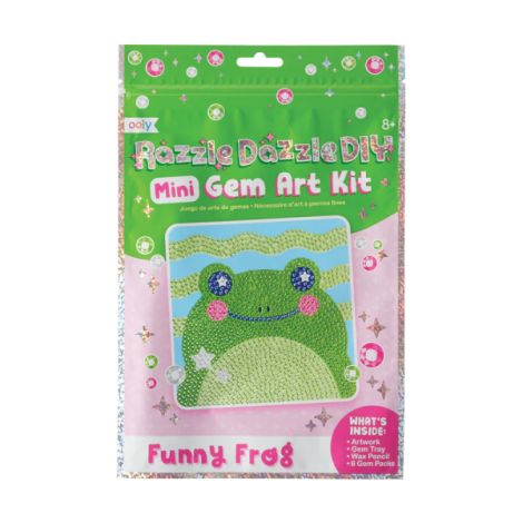 Mini Atelier creativ DIY cu diamante - Funny Frog - poza 1