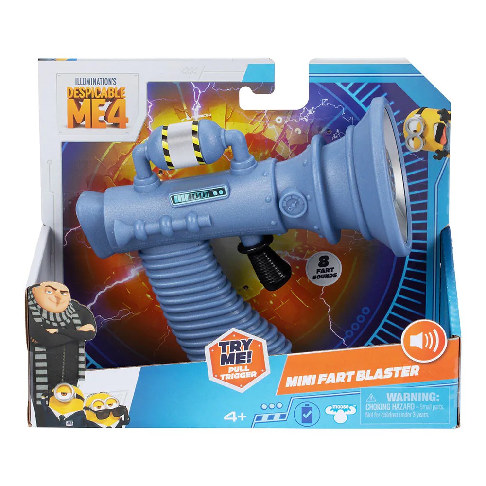 Mini blaster cu sunete Moose Despicable Me 4 Minions Fart Blaster - poza 2