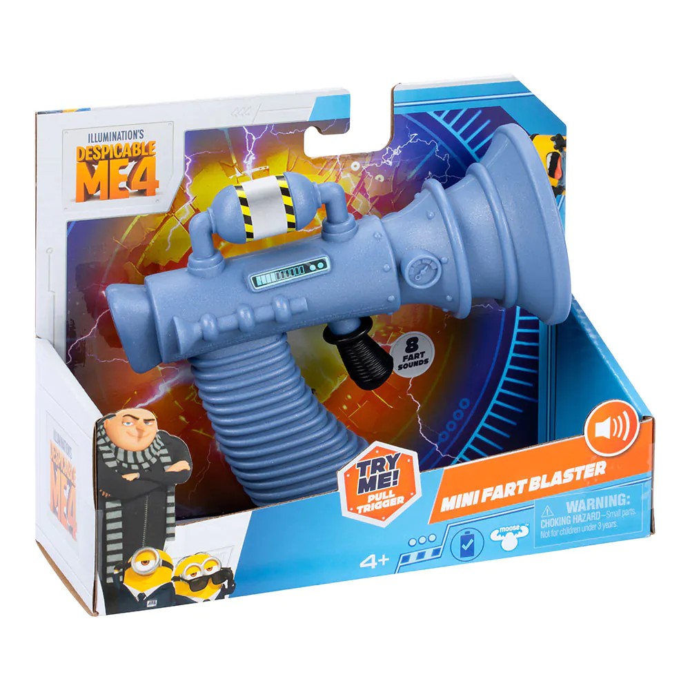Mini blaster cu sunete Moose Despicable Me 4 Minions Fart Blaster - poza 3