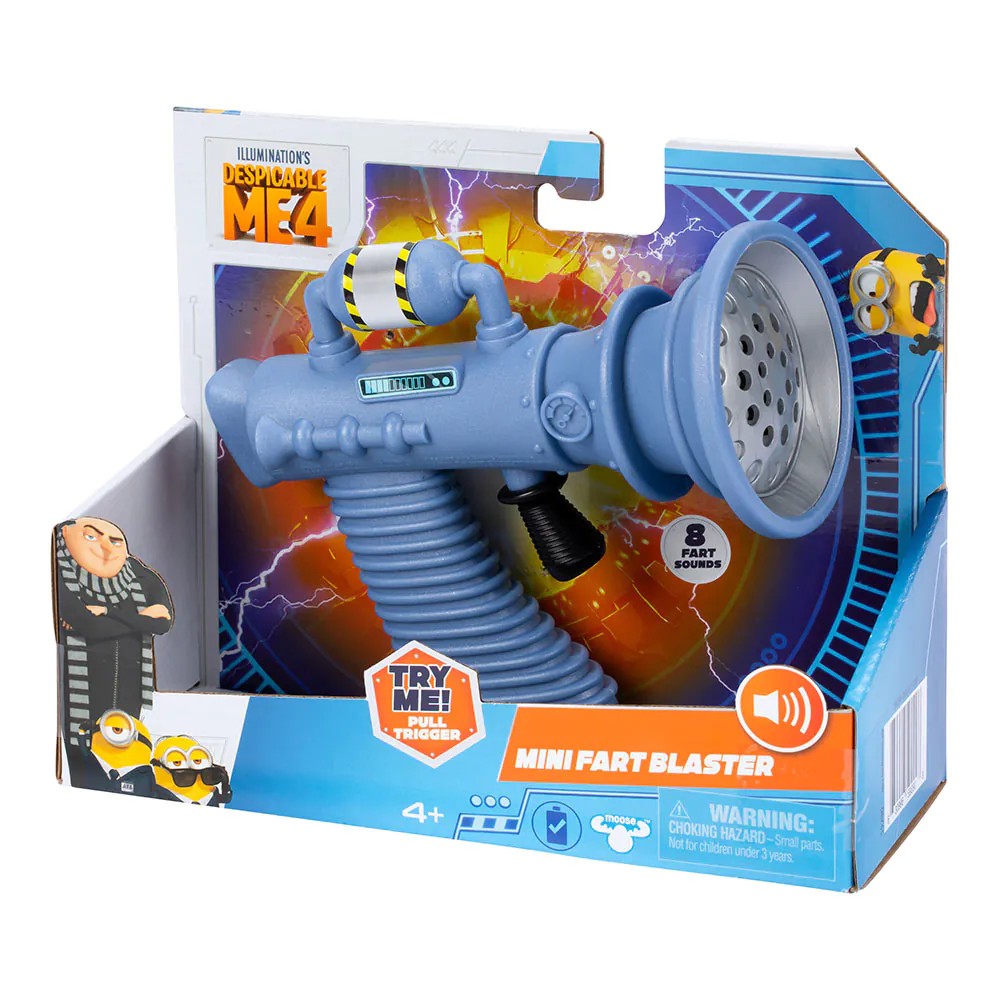 Mini blaster cu sunete Moose Despicable Me 4 Minions Fart Blaster - poza 4