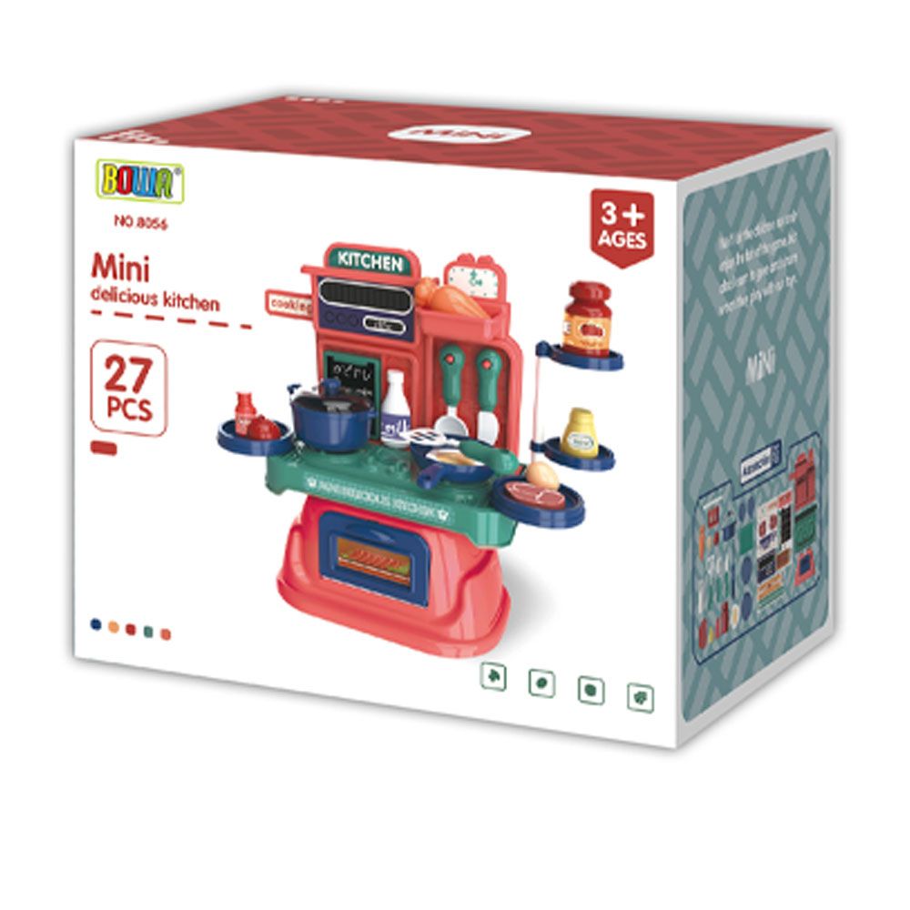 Mini bucatarie Bowa 27 piese 35x16x31 cm - poza 2
