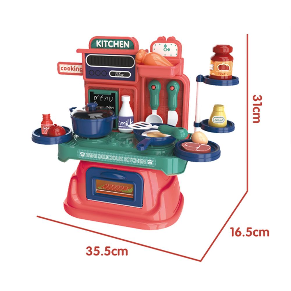 Mini bucatarie Bowa 27 piese 35x16x31 cm - poza 3