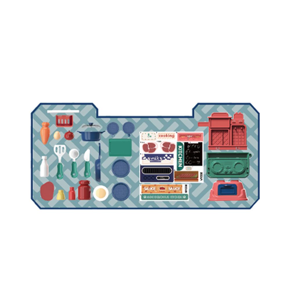 Mini bucatarie Bowa 27 piese 35x16x31 cm - poza 4