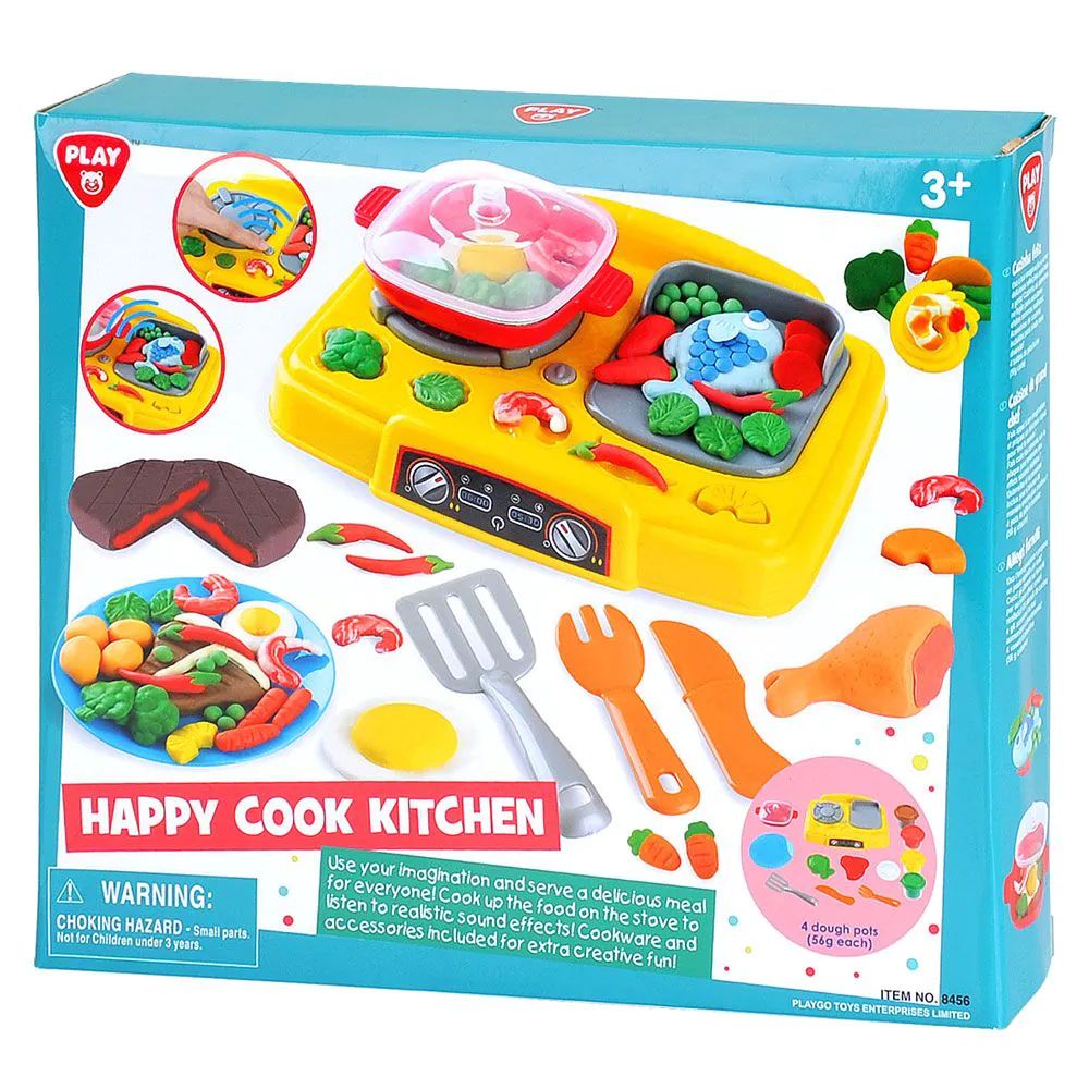 Mini bucatarie cu plastilina Play Go Kitchen - poza 2