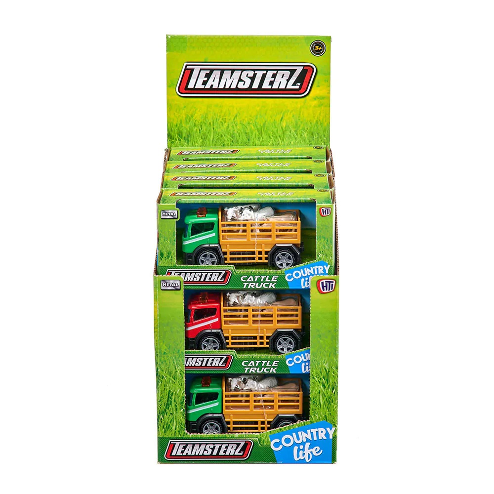 Mini camion cu 3 animalute HTI Teamsterz diverse modele - poza 2