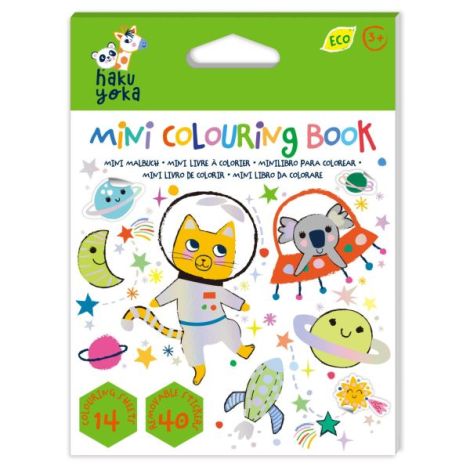 Mini Carte de Colorat Hakuyoka - Spatiu - poza 1