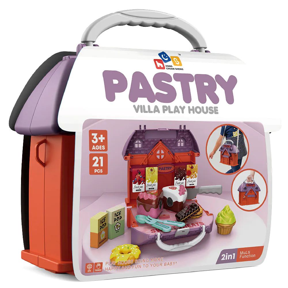 Mini cofetarie in valiza Villa Play House 21 piese - poza 2