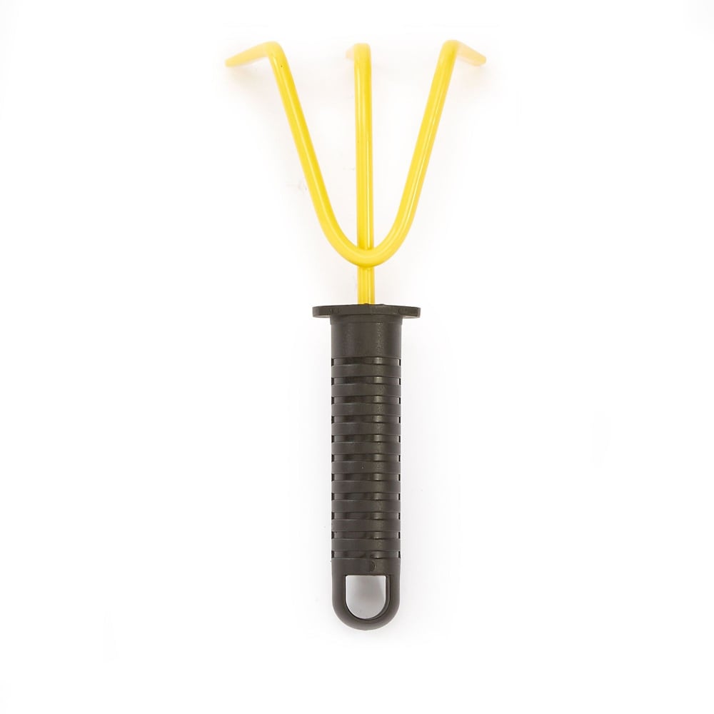 Mini cultivator din otel cu maner din pvc,11.5 cm