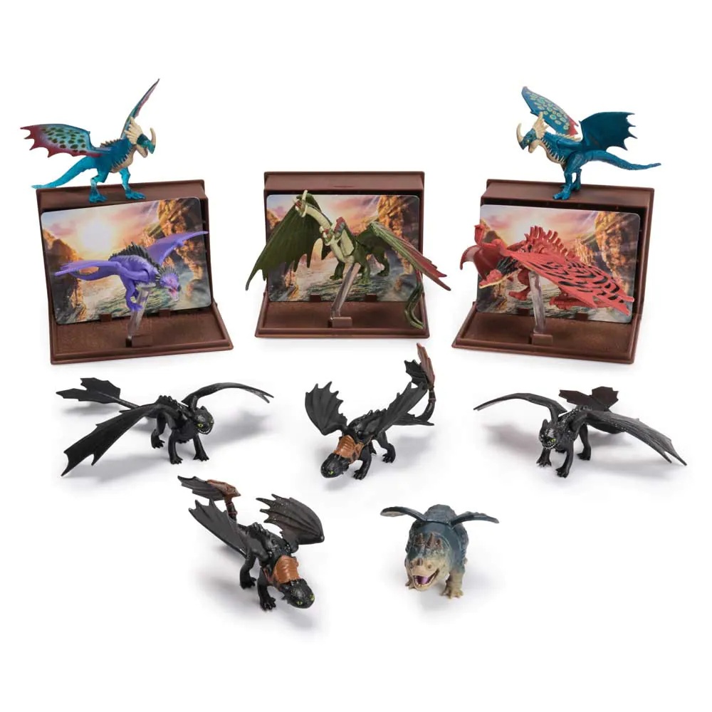 Mini figurina How to Train Your Dragon cu suport diverse modele - poza 2