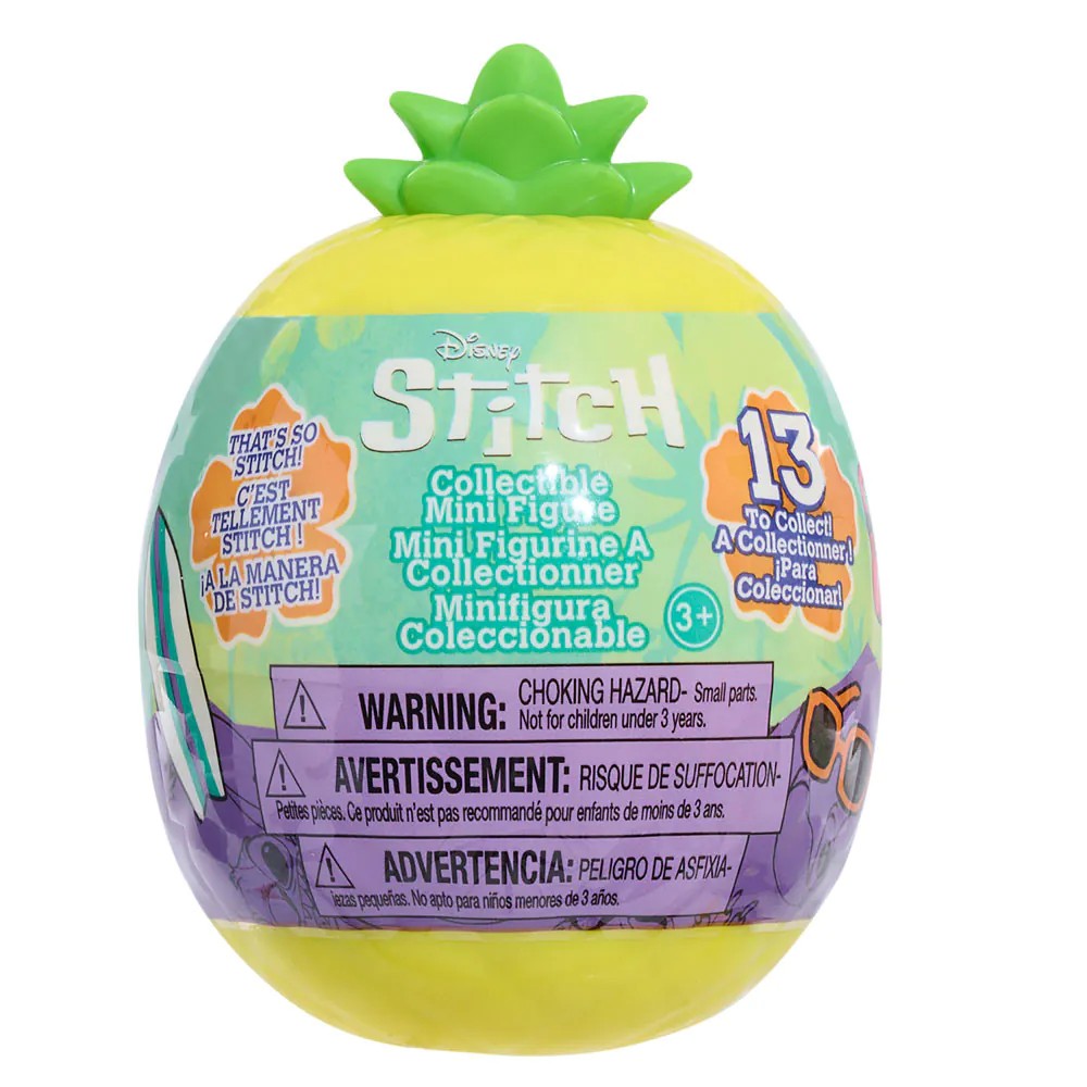 Mini figurina in capsula ananas surpriza Disney Stitch - poza 1
