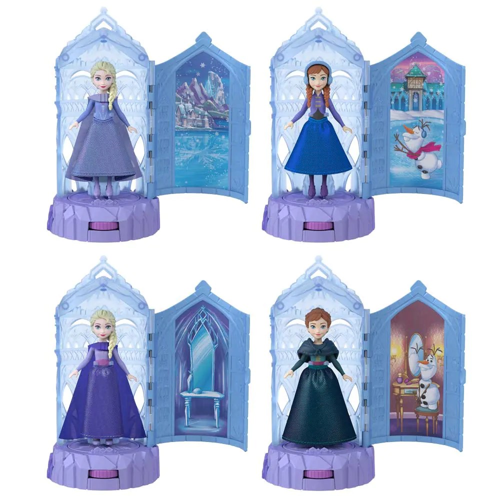 Mini figurina surpriza in suport rotativ Disney Frozen - poza 2