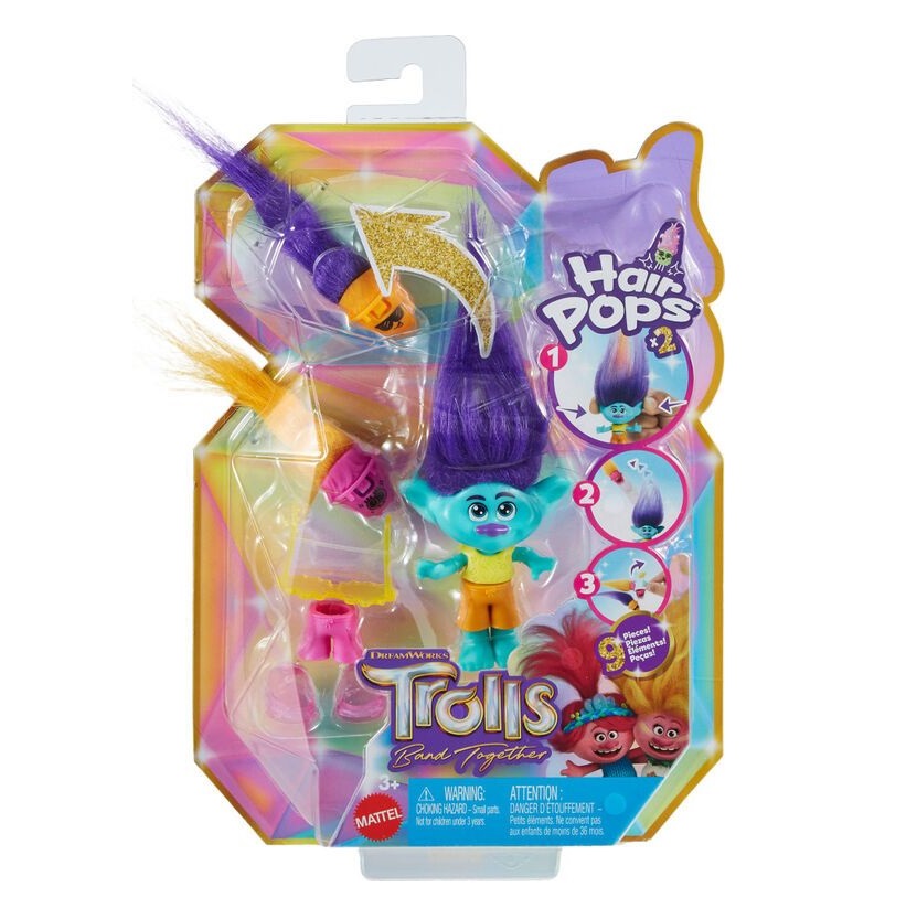 Mini Figurina Trolls Hair Pops diverse modele - poza 3