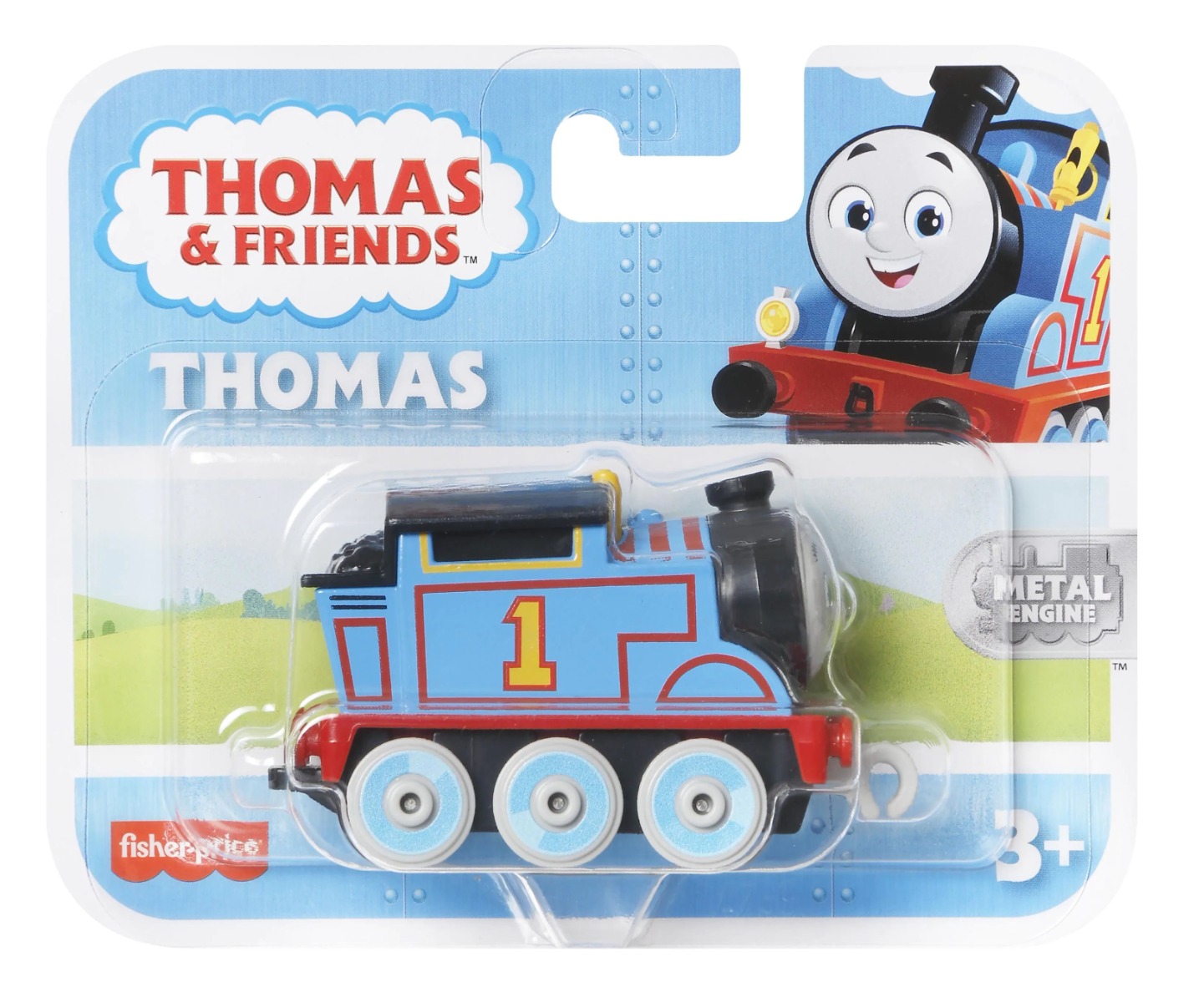 Mini locomotiva Fisher Price Thomas 8 cm - poza 2
