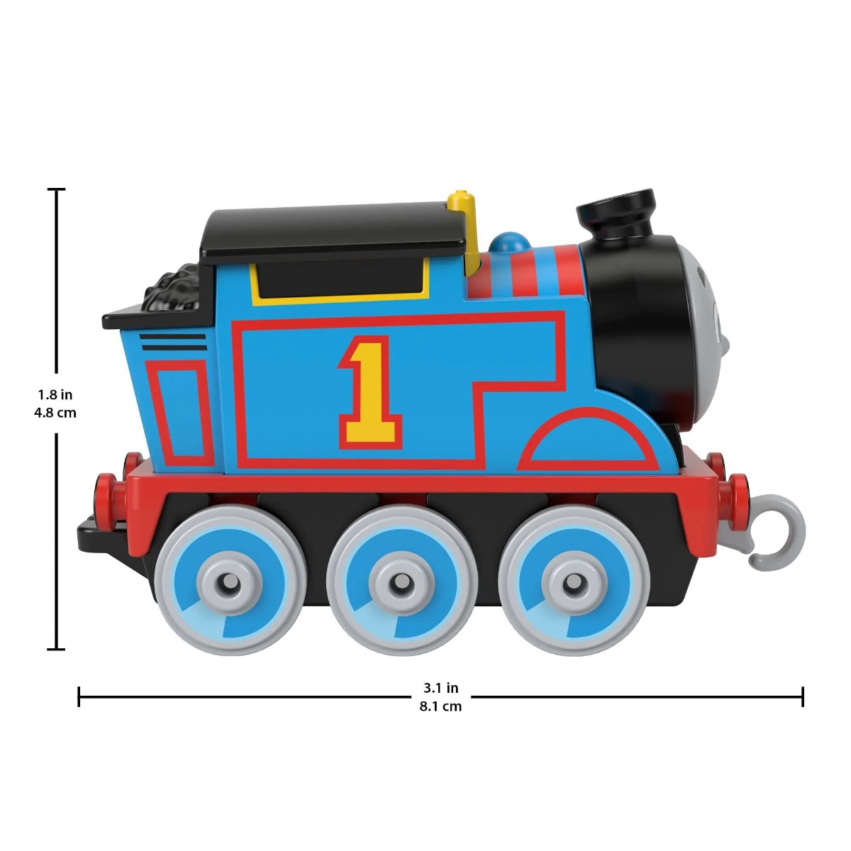 Mini locomotiva Fisher Price Thomas 8 cm - poza 3