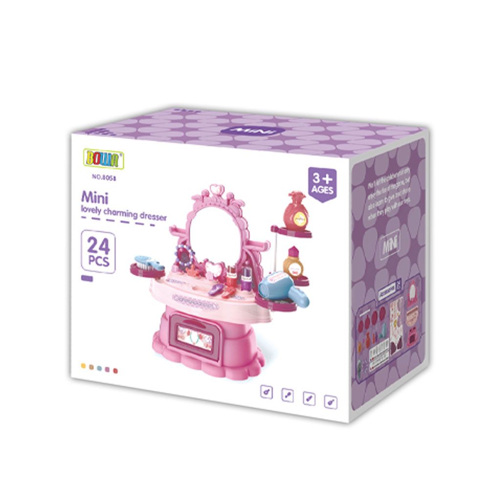 Mini masuta de toaleta Bowa 24 piese 46x17x32 cm - poza 2