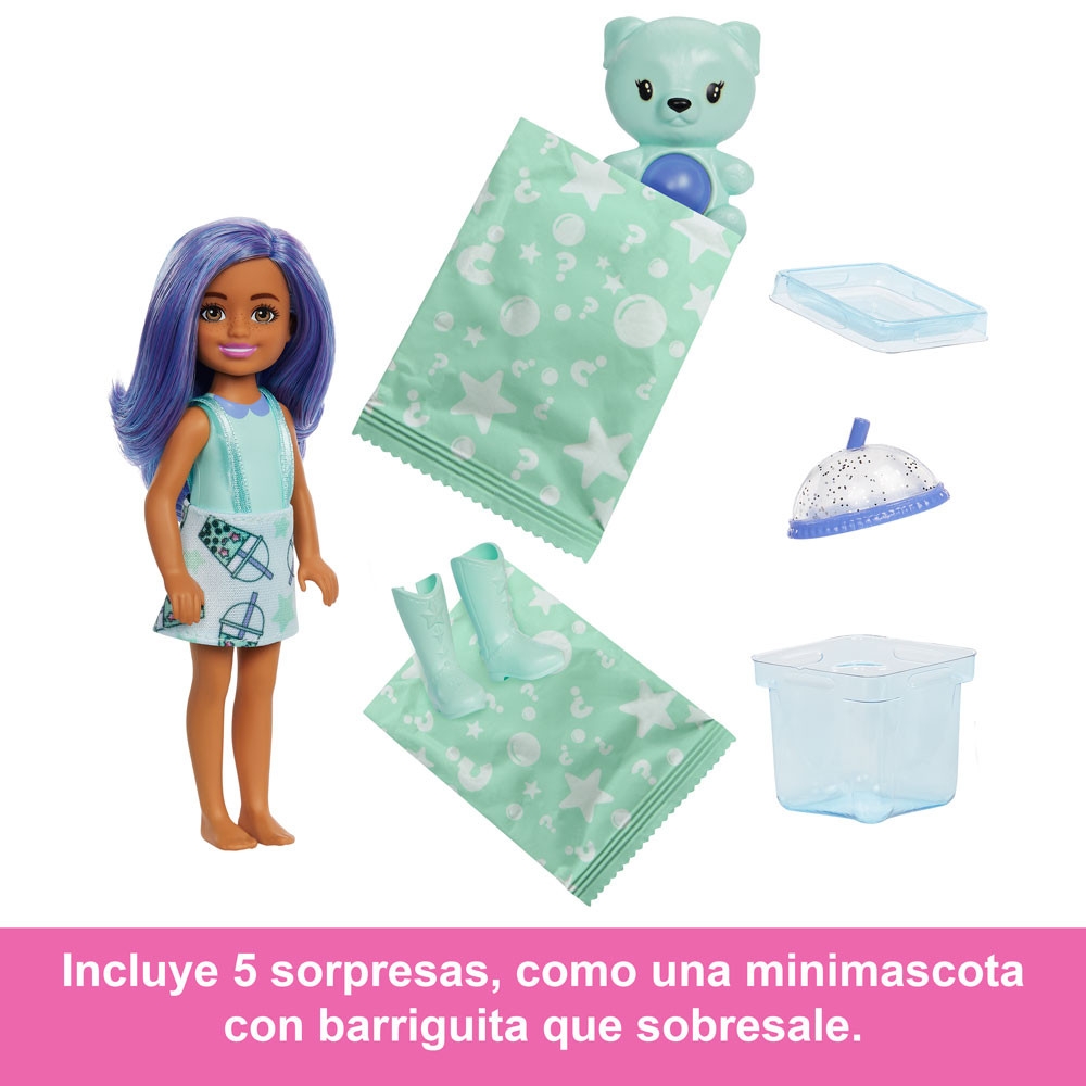 Mini papusa Barbie Pop Reveal Bubble Tea Mix - poza 5