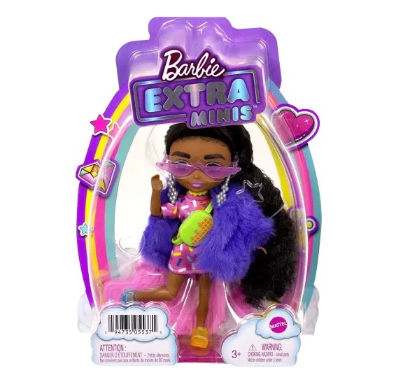Mini papusa cu accesorii Barbie Extra - poza 2