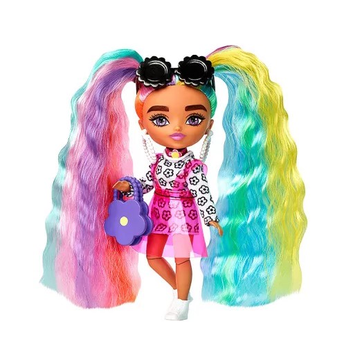 Mini papusa cu accesorii Barbie Extra - poza 3