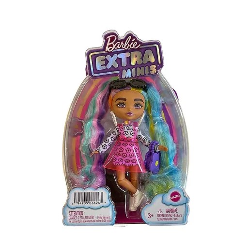 Mini papusa cu accesorii Barbie Extra - poza 4