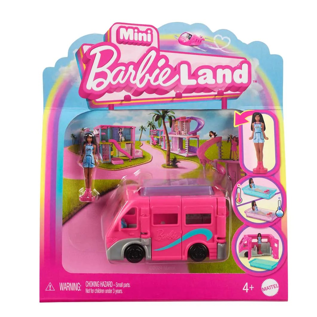 Mini papusa cu vehicul Barbie Land diverse modele - poza 2