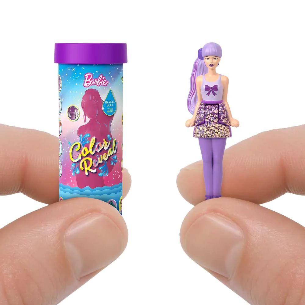 Mini papusa surpriza Barbie Land Color Reaveal - poza 2