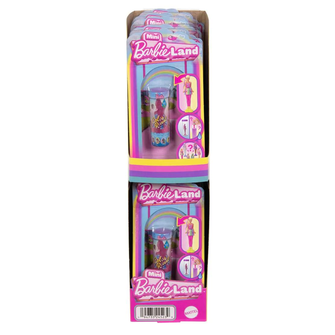 Mini papusa surpriza Barbie Land Color Reaveal - poza 3