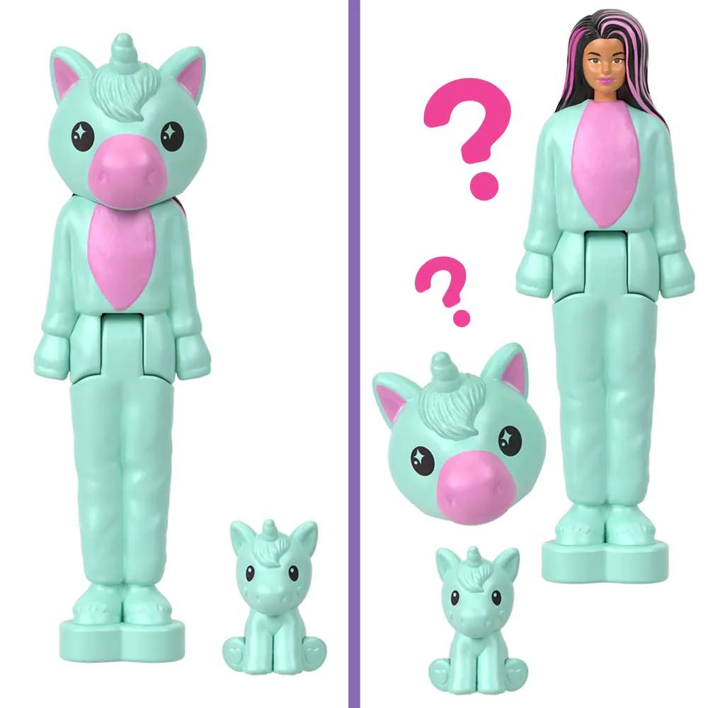 Mini papusa surpriza Barbie Land Cutie Reaveal - poza 3