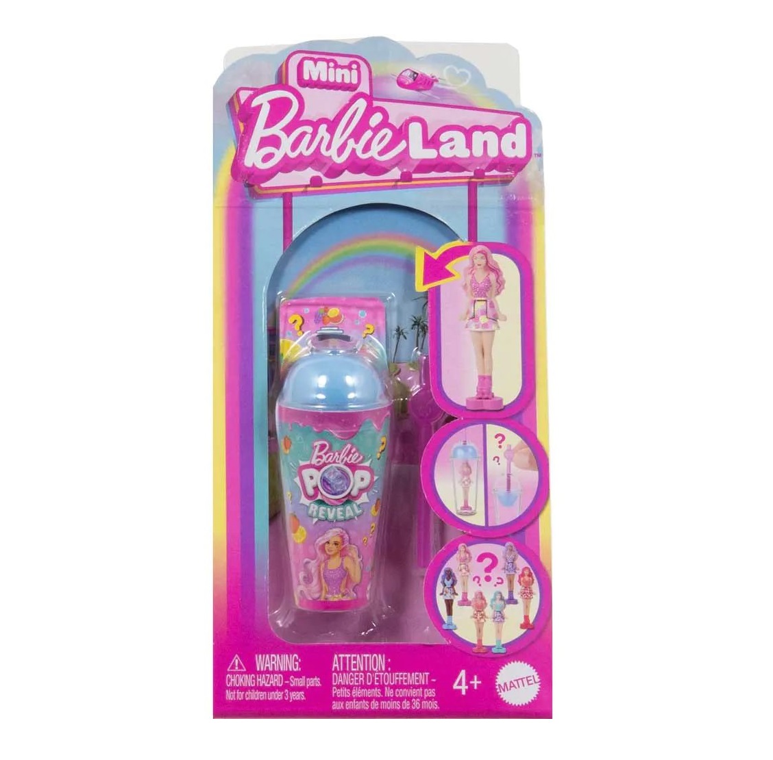 Mini papusa surpriza Barbie Land Pop Reaveal - poza 1