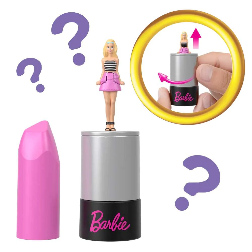 Mini papusa surpriza in ruj Barbie Land - poza 3