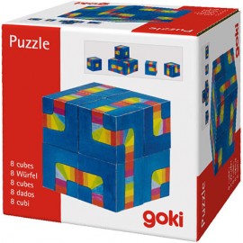 Mini puzzle cuburi Labirintul colorat - poza 2