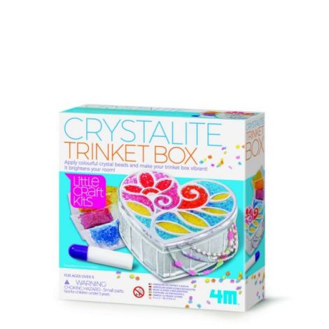 Mini set creativ - Cutiuta cu margele, LittleCraft - poza 1