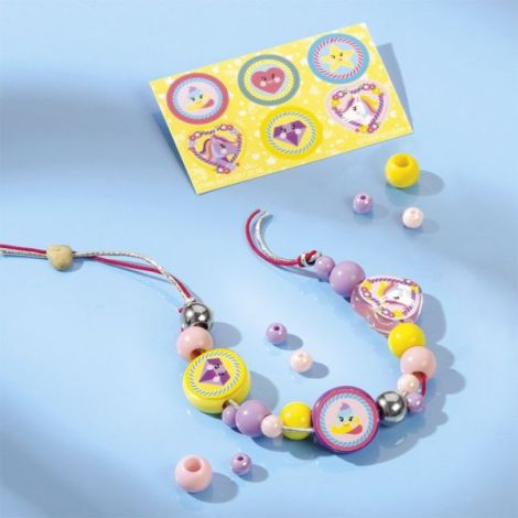 Mini set creativ DIY Bratara cu unicorni - poza 3
