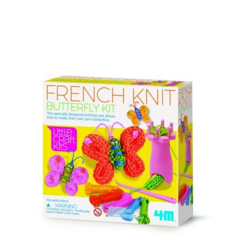 Mini set creativ - Fluturi tricotati, LittleCraft - poza 1