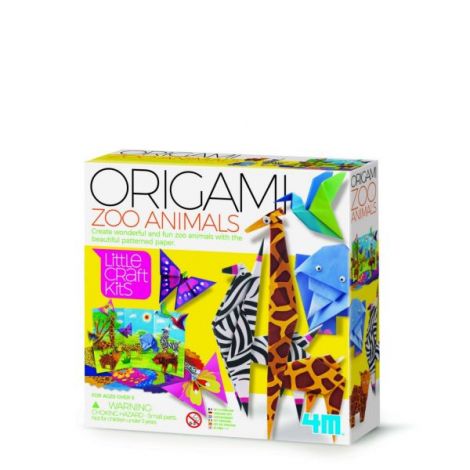Mini set creativ - Origami Animale Zoo, LittleCraft - poza 1