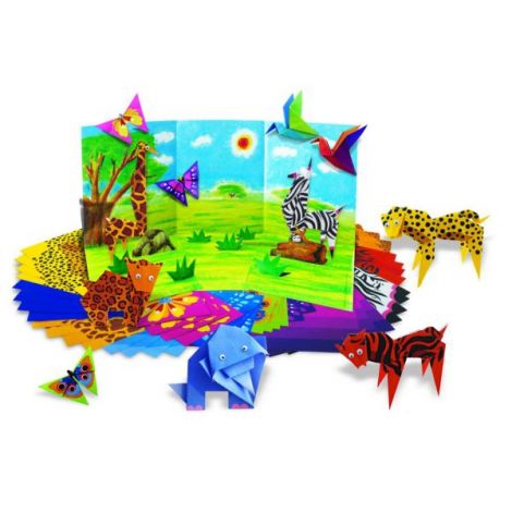 Mini set creativ - Origami Animale Zoo, LittleCraft - poza 3