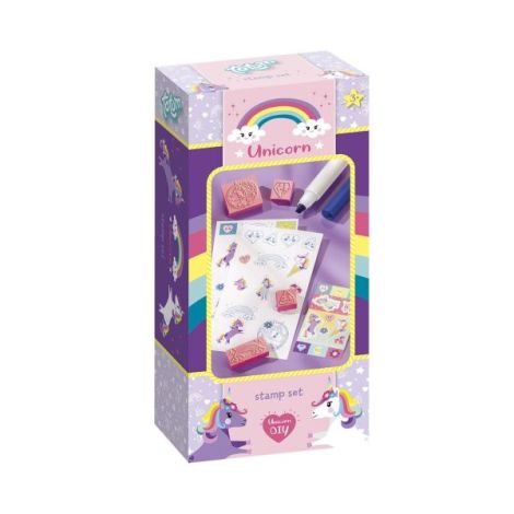 Mini set creativ Stampile cu unicorni - poza 1