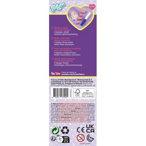 Mini set creativ Stampile cu unicorni - poza 5