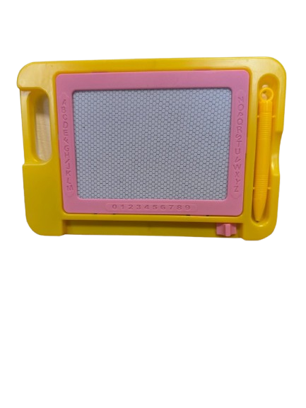 Mini tabla de desen cu creion inclus,plastic,diverse culori,20x14 cm