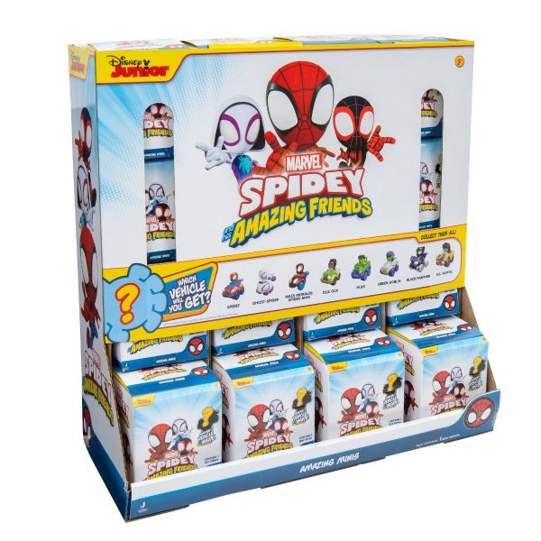 Mini-vehicul ascuns in cutie Paienjenelul Marvel - poza 2