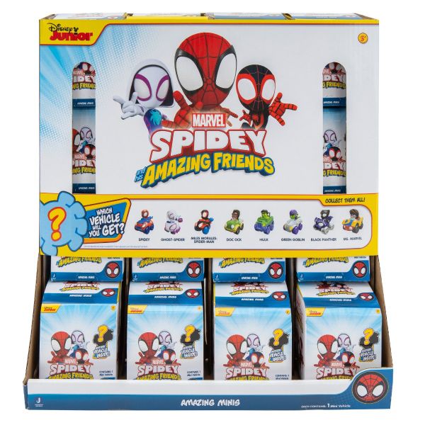 Mini-vehicul ascuns in cutie Paienjenelul Marvel - poza 3