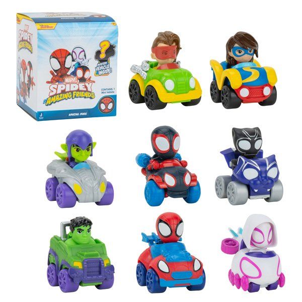 Mini-vehicul ascuns in cutie Paienjenelul Marvel - poza 5